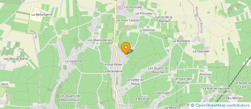 localisation de l'entreprise DISCOBAU  VOUVRAY