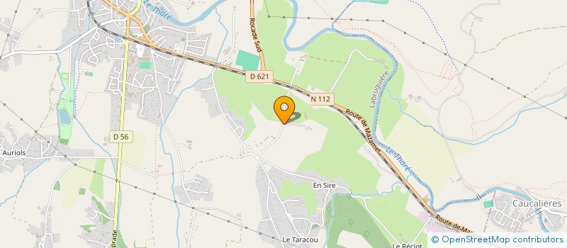localisation de l'entreprise DISCOBOLE à LABRUGUIERE