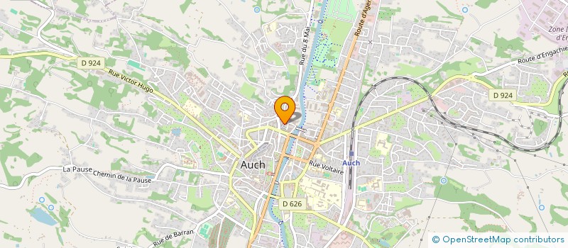 localisation de l'entreprise DISCOFILE  AUCH