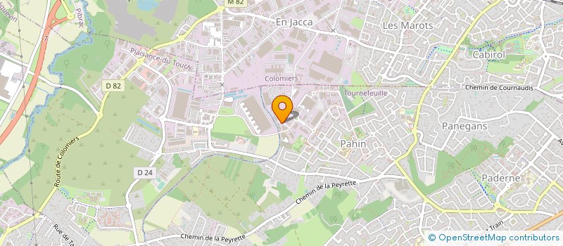 localisation de l'entreprise DISCOFRA à TOURNEFEUILLE
