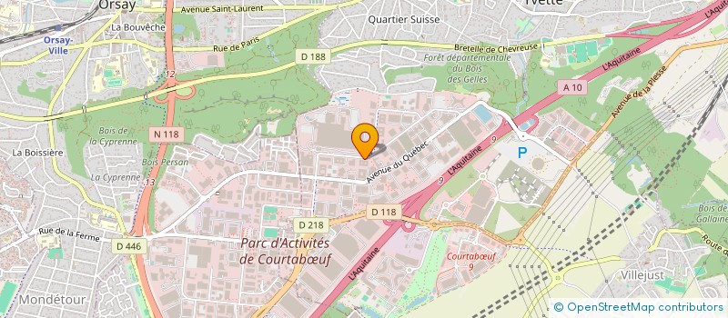 localisation de l'entreprise DISCOM INTERNATIONAL  VILLEBON-SUR-YVETTE