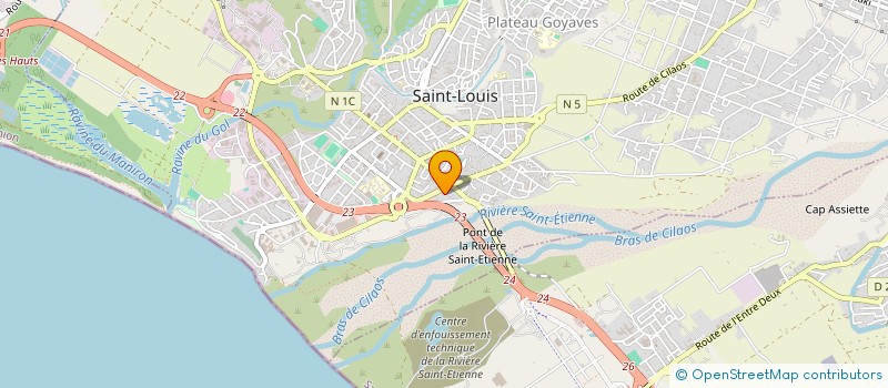 localisation de l'entreprise DISCONNECTEUR REUNION à SAINT-LOUIS