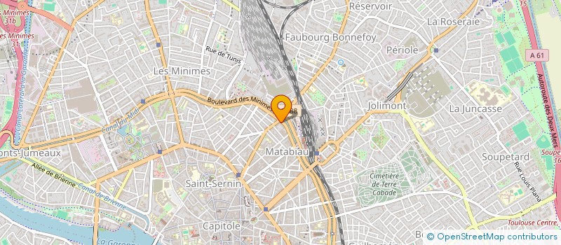 localisation de l'entreprise DISCOROP' à TOULOUSE