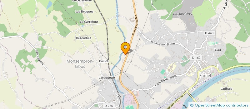 localisation de l'entreprise DISCOUNT 47 à FUMEL