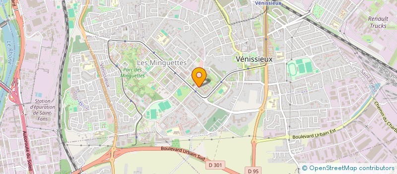 localisation de l'entreprise DISCOUNT CANAPES & MEUBLES à VENISSIEUX