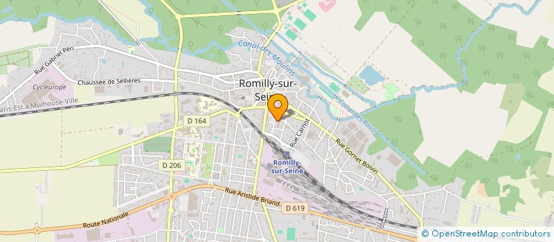 localisation de l'entreprise DISCOUNT CARRELAGES à ROMILLY-SUR-SEINE