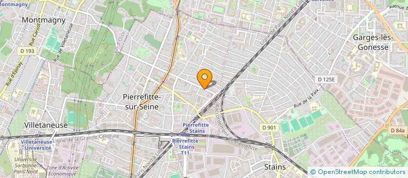 localisation de l'entreprise DISCOUNT COIFF à PIERREFITTE-SUR-SEINE