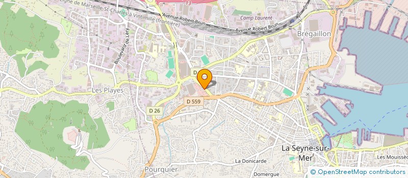 localisation de l'entreprise DISCOUNT CUISINES 83 à LA SEYNE-SUR-MER