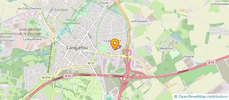 localisation de l'entreprise DISCOUNT DJ à CARQUEFOU