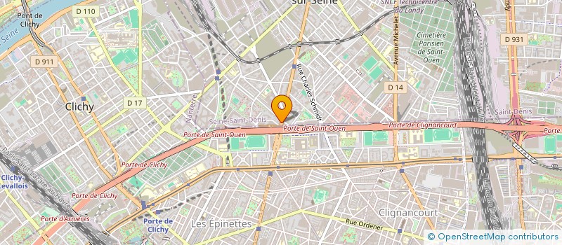localisation de l'entreprise DISCOUNT EXPRESS à SAINT-OUEN-SUR-SEINE
