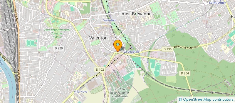 localisation de l'entreprise DISCOUNT FERMETURES à LIMEIL-BREVANNES
