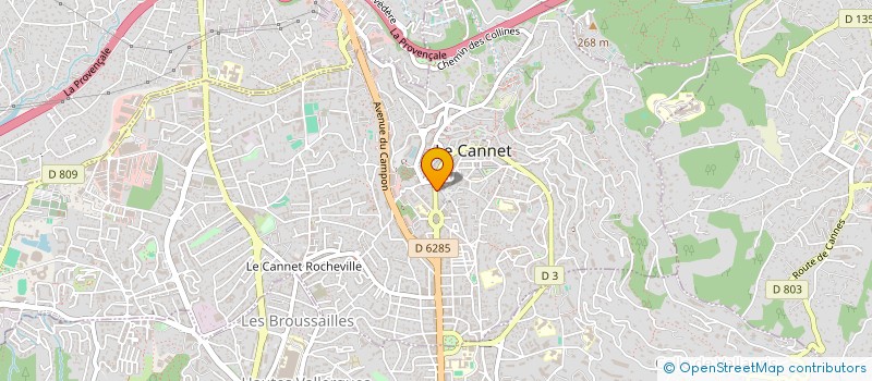 localisation de l'entreprise DISCOUNT MANUTENTION SERVICES à LE CANNET