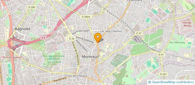 localisation de l'entreprise DISCOUNT MARCHE MONTREUIL à MONTREUIL