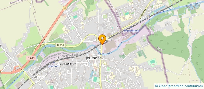 localisation de l'entreprise DISCOUNT MARKET à JEUMONT