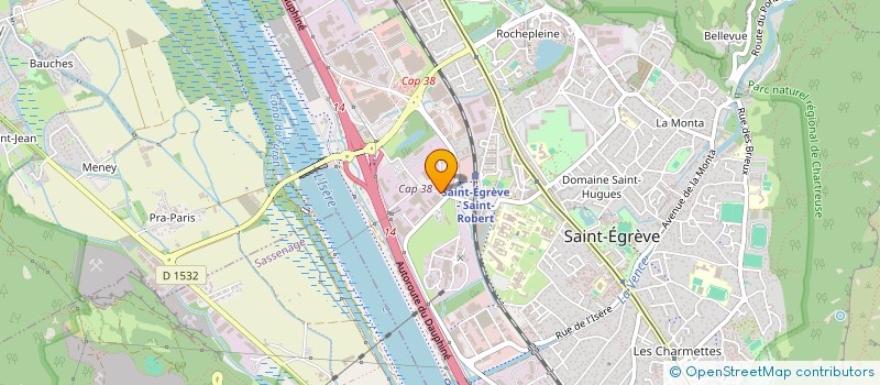 localisation de l'entreprise DISCOUNT MENAGER  SAINT-EGREVE