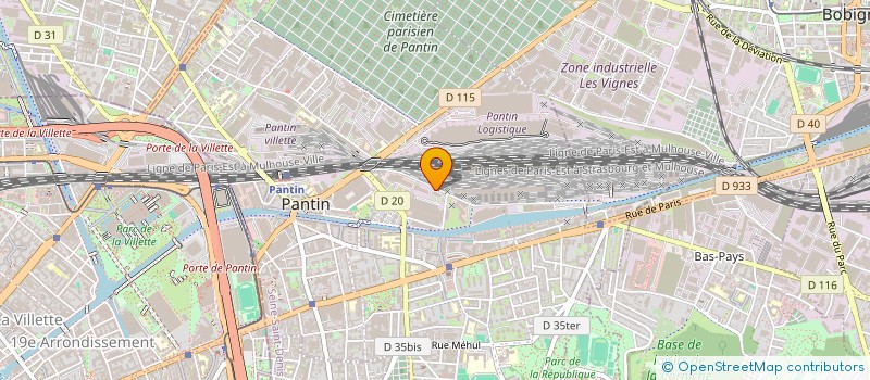 localisation de l'entreprise DISCOUNT MEUBLES  PANTIN