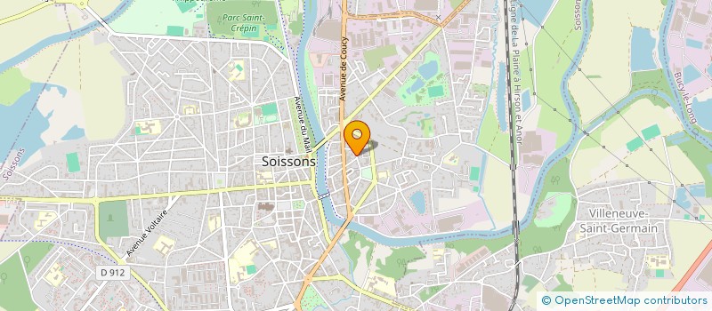 localisation de l'entreprise DISCOUNT MICRO 02 à SOISSONS