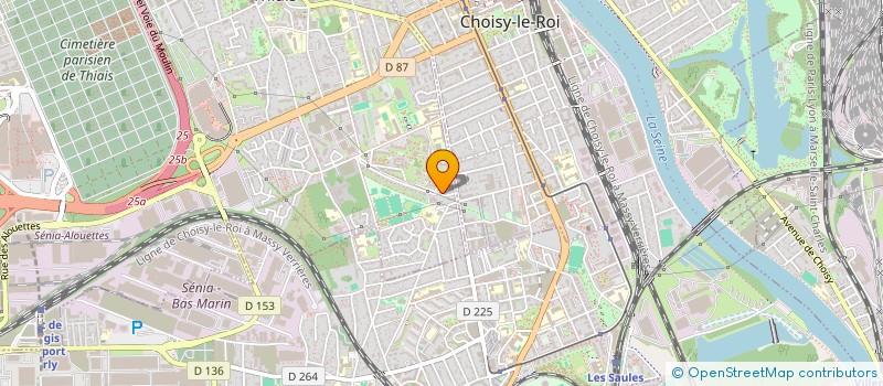 localisation de l'entreprise DISCOUNT PARC  THIAIS