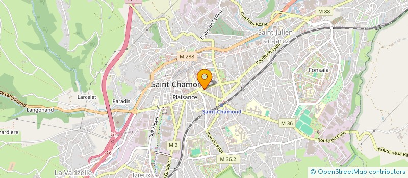 localisation de l'entreprise DISCOUNT PIECES à SAINT-CHAMOND