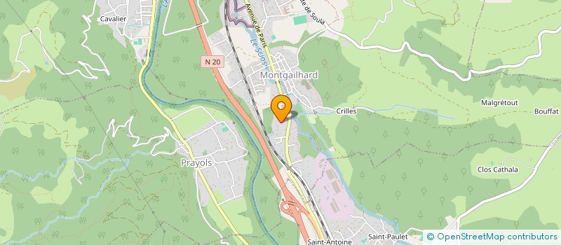 localisation de l'entreprise DISCOUNT PISCINE à MONTGAILHARD