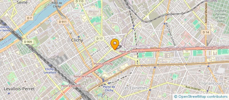 localisation de l'entreprise DISCOUNT PRICE à CLICHY