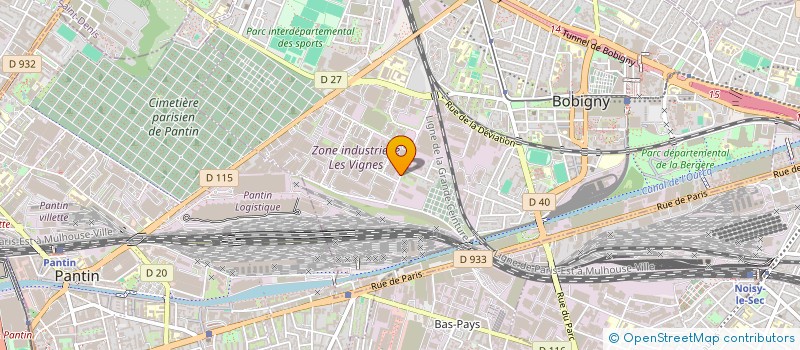 localisation de l'entreprise DISCOUNT SERVICE à BOBIGNY