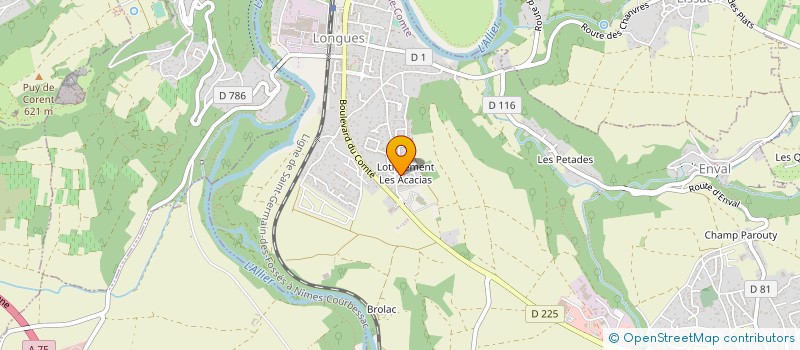 localisation de l'entreprise DISCOUNTBOUGNAT à VIC-LE-COMTE