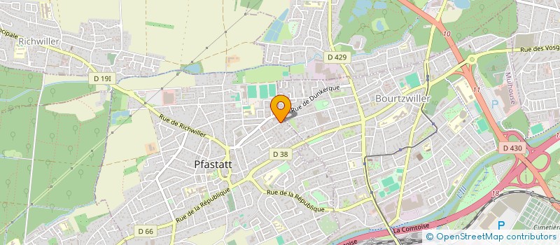 localisation de l'entreprise DISCOUNTRIKES à PFASTATT