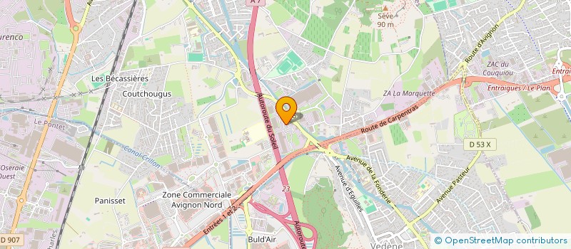 localisation de l'entreprise DISCOUNTRY SORGUES à SORGUES