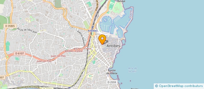 localisation de l'entreprise DISCOURS CORPORATION  ANTIBES