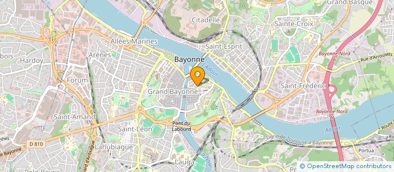 localisation de l'entreprise DISCOV'HERRIA  BAYONNE