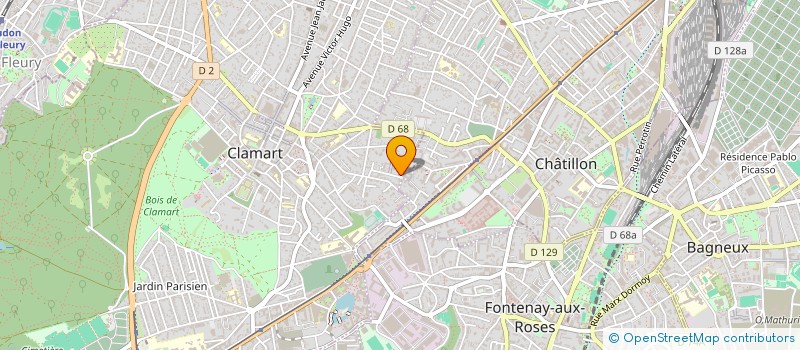 localisation de l'entreprise DISCOVERY à CLAMART