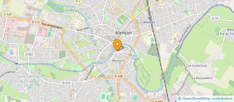 localisation de l'entreprise DISCOVERY à ALENCON