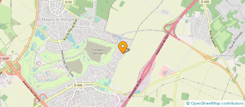 localisation de l'entreprise DISCOVERY FRANCE  BAILLY-ROMAINVILLIERS