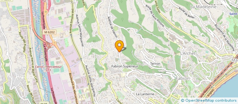 localisation de l'entreprise DISCRETION 2001 à NICE