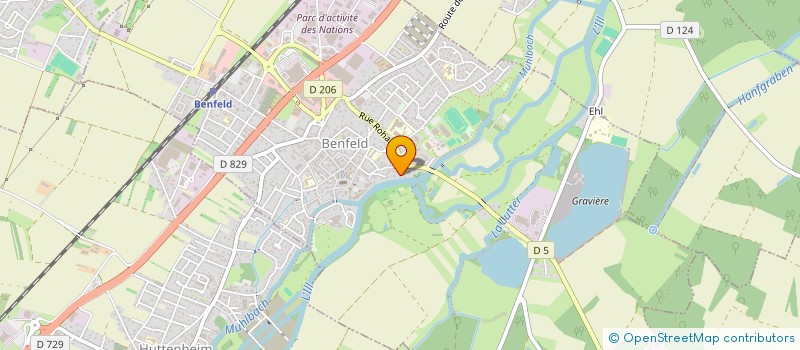 localisation de l'entreprise DISCUS  BENFELD