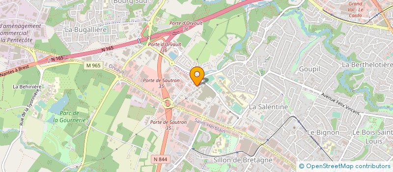 localisation de l'entreprise DISECO à ORVAULT