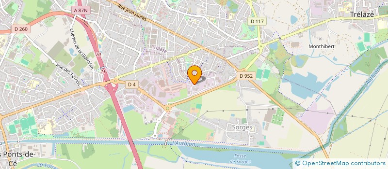 localisation de l'entreprise DISEN EXPERTISE  LES PONTS-DE-CE