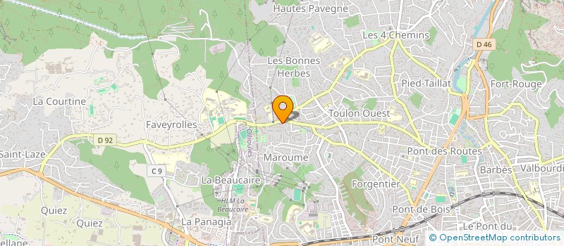 localisation de l'entreprise DISFLO à TOULON