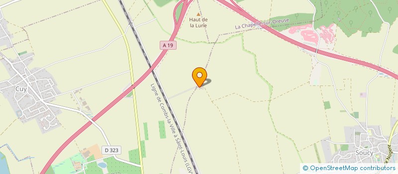 localisation de l'entreprise DISFORD à SALIGNY