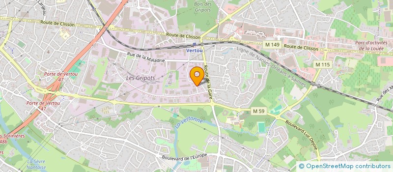 localisation de l'entreprise DISGO  VERTOU