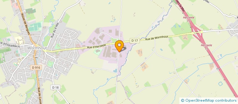 localisation de l'entreprise DISHA à WORMHOUT