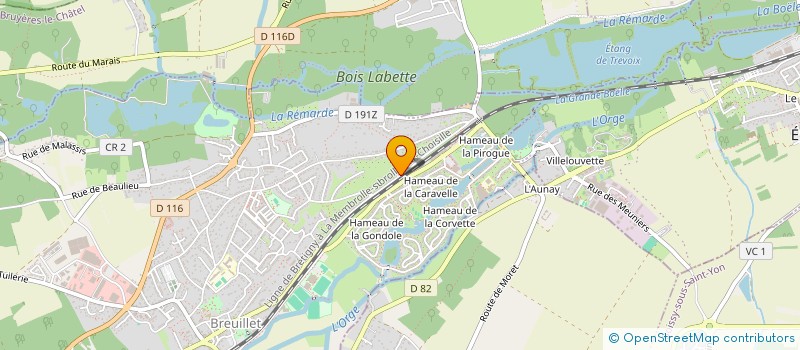 localisation de l'entreprise DISHARMONY  BREUILLET