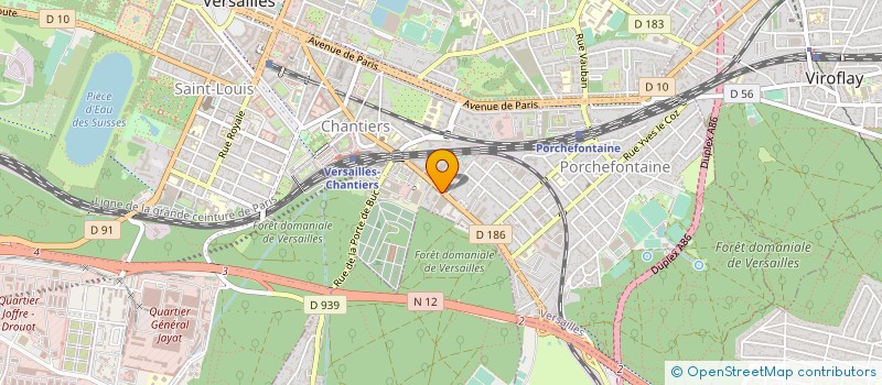 localisation de l'entreprise DISI ILE DE FRANCE à VERSAILLES