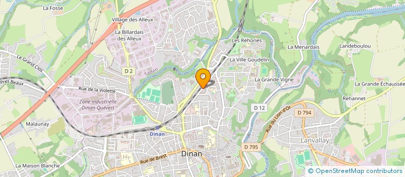 localisation de l'entreprise DISKATE CLUB à DINAN