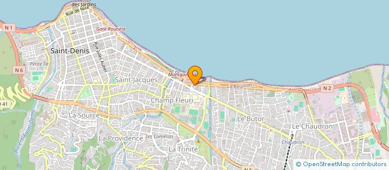 localisation de l'entreprise DISKOM à SAINT-DENIS