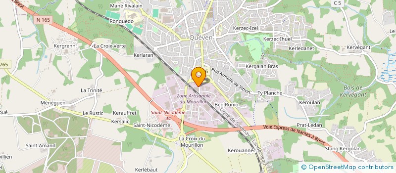 localisation de l'entreprise DISLABO SARL à QUEVEN