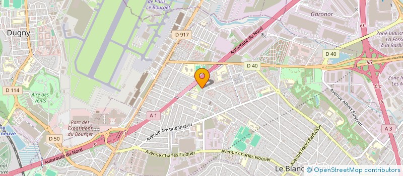 localisation de l'entreprise DISLIVRE - KNA SERVICES à LE BLANC-MESNIL