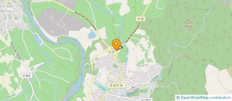 localisation de l'entreprise DISLM  ANIANE