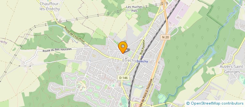 localisation de l'entreprise DISM EN3  ETRECHY